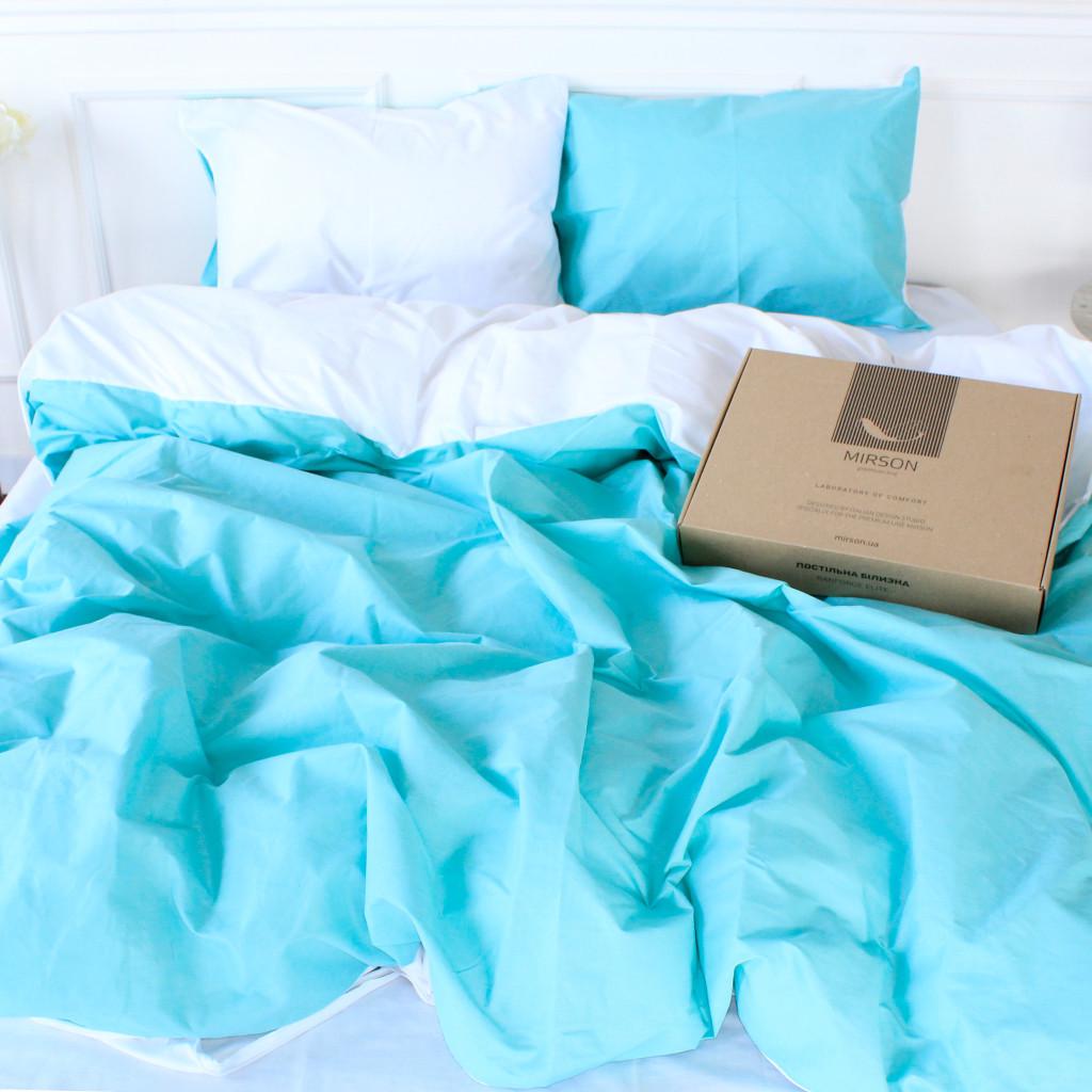 Комплект постельного белья MirSon Elite 11-2107+11-2208 Ranforce 220х240 см White/Mint (2200004703718) Комплект постельного белья MirSon Elite 11-2107+11-2208 Ranforce 220х240 см White/Mint (2200004703718)