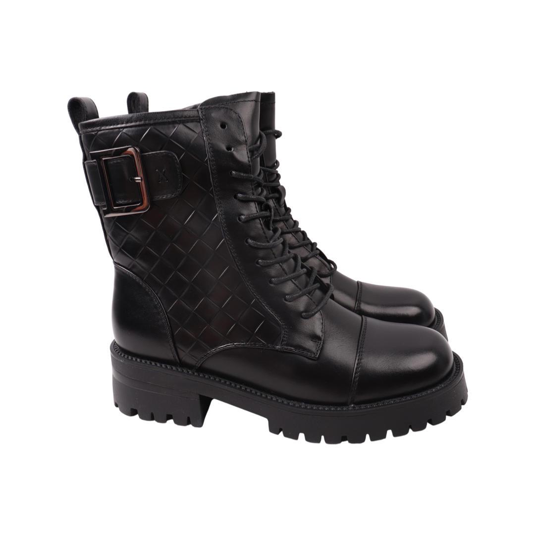 Ботинки женские Berkonty натуральная кожа р. 40 Черный (382-22ZHC)