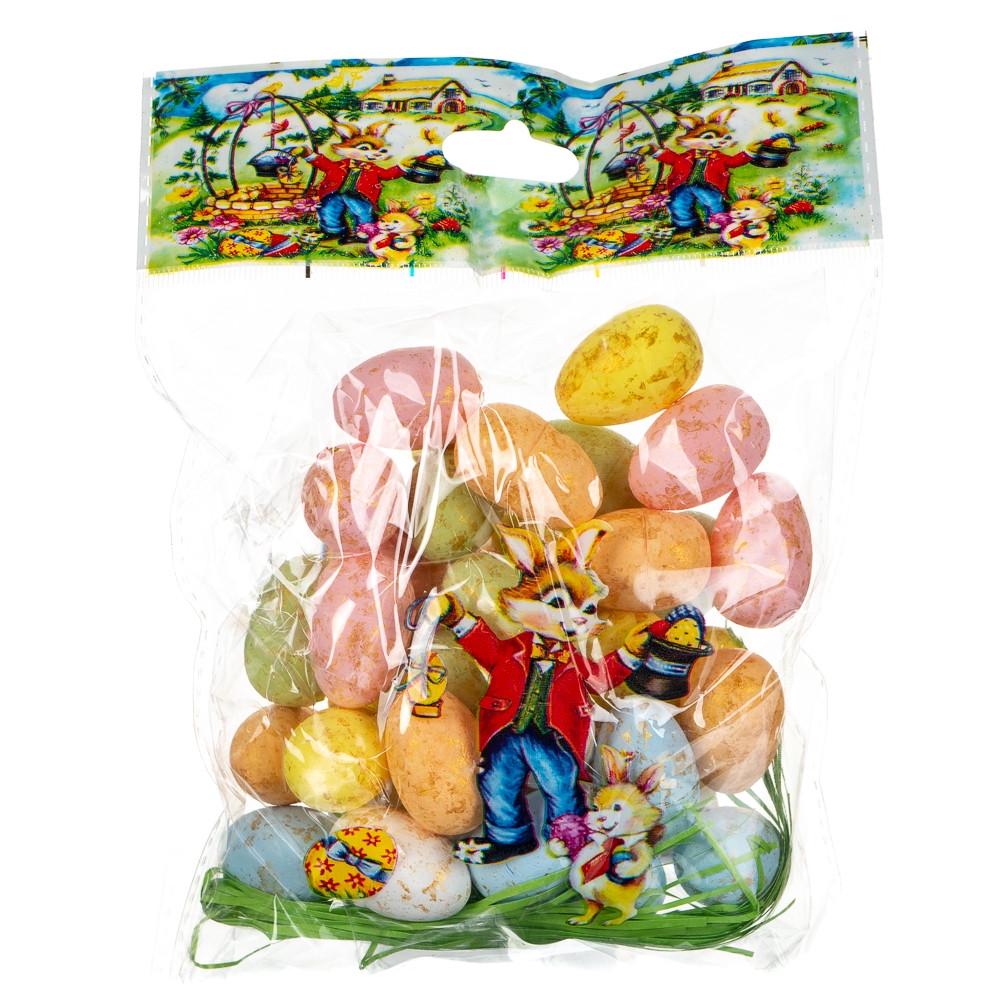 Яйцо декоративное Деко для пасхальных композиций 36 шт. (6402)