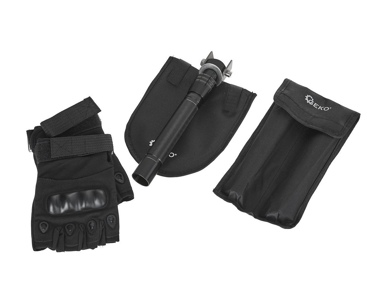 Лопата-саперка GeKo складана багатоцільова 13х16/57 см (G01903) - фото 10