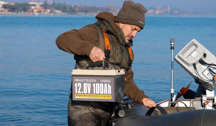 Акумулятор PowerQueen LifePo4 100Ач 12,8V BMS (2250787443) - фото 8 Акумулятор PowerQueen LifePo4 100Ач 12,8V BMS (2250787443) - фото 8