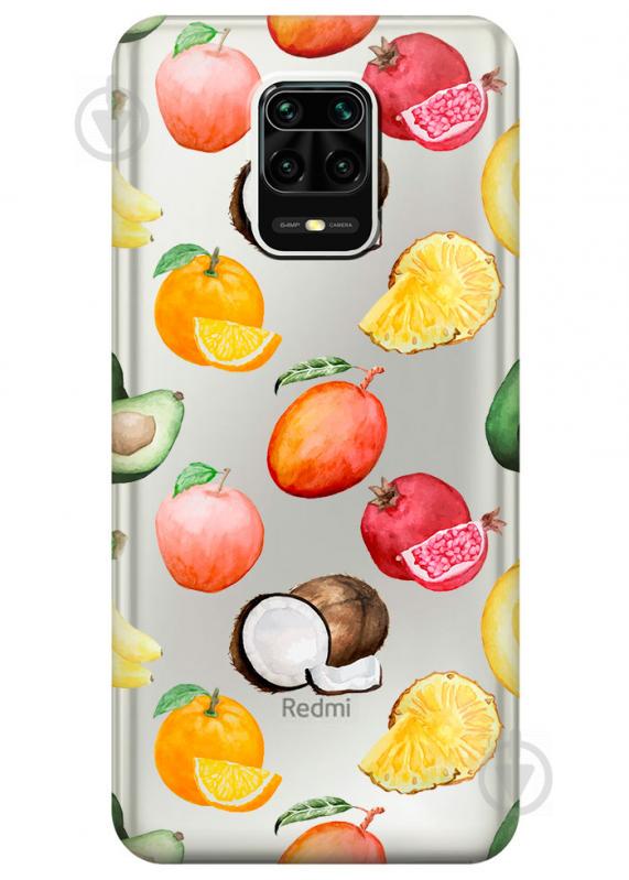 Прозрачный силиконовый чехол iSwag для Xiaomi Redmi Note 9S с рисунком - Фрукты (M1678) Прозрачный силиконовый чехол iSwag для Xiaomi Redmi Note 9S с рисунком - Фрукты (M1678)