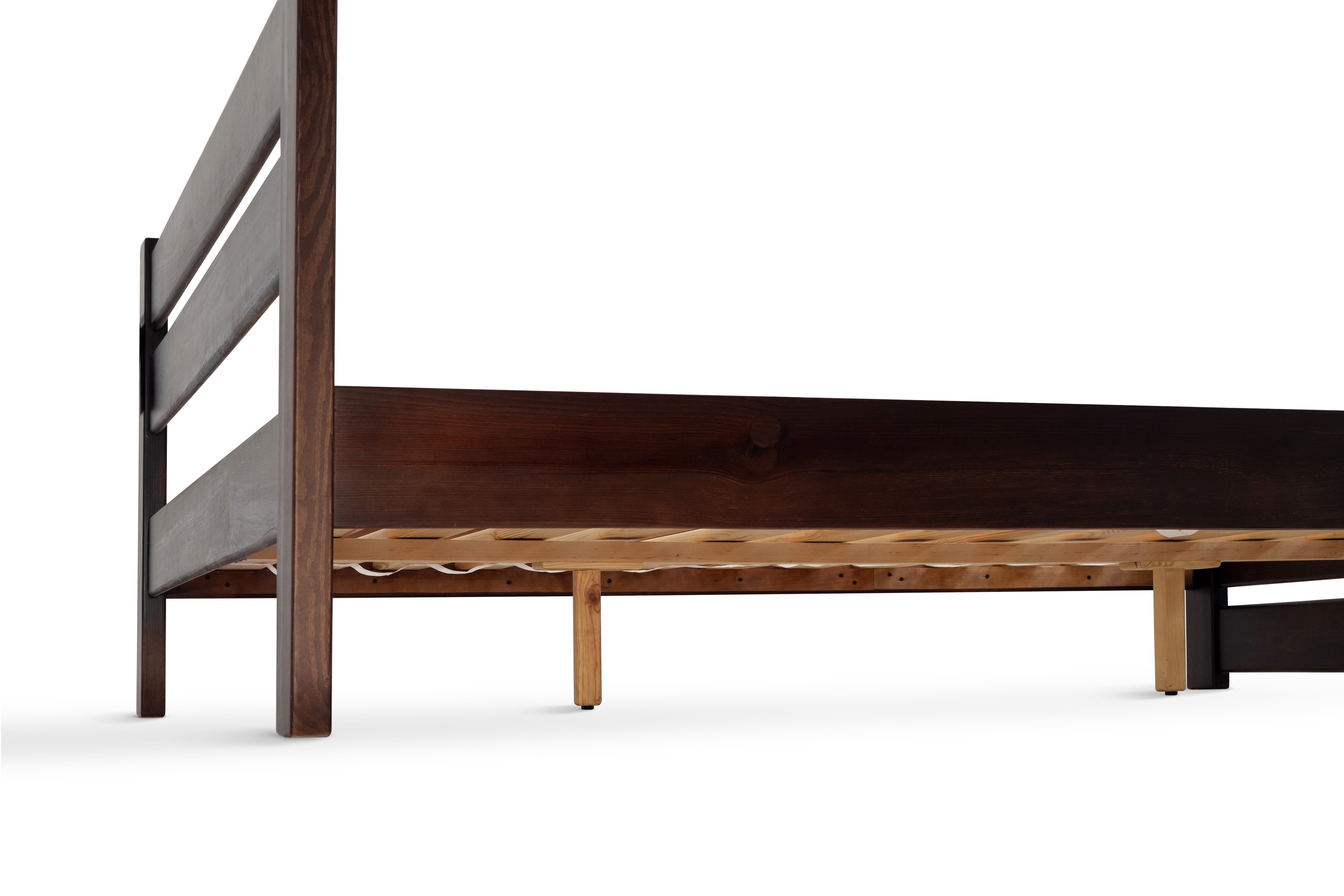 Кровать двуспальная MECANO Престиж с ящиками 140х190 см Темный орех (19MKR010Y) - фото 5