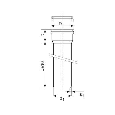 Tруба ПВХ зовнішньої каналізації Magnaplast SN4 110x3,2х1000 мм (20010) - фото 2 Tруба ПВХ зовнішньої каналізації Magnaplast SN4 110x3,2х1000 мм (20010) - фото 2
