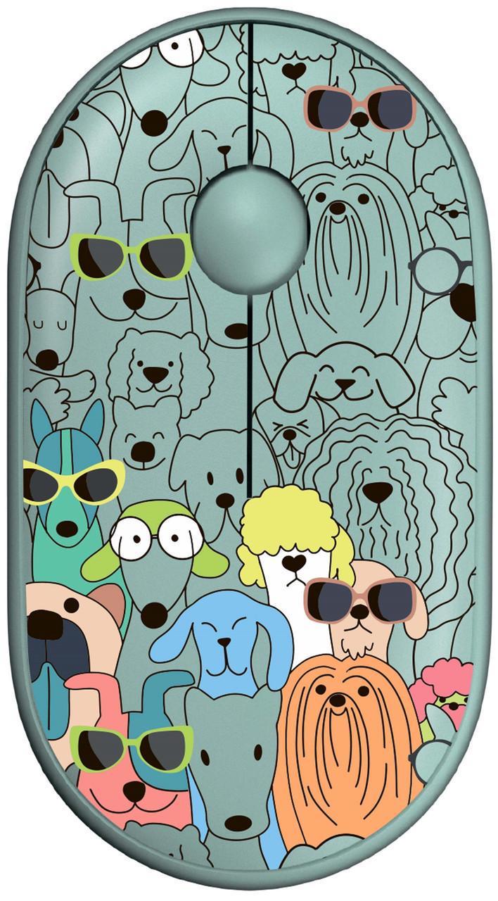 Компьютерная мышка 2E MF300 Pets Silent WL BT Dogs (2E-MF300WPETSGN)