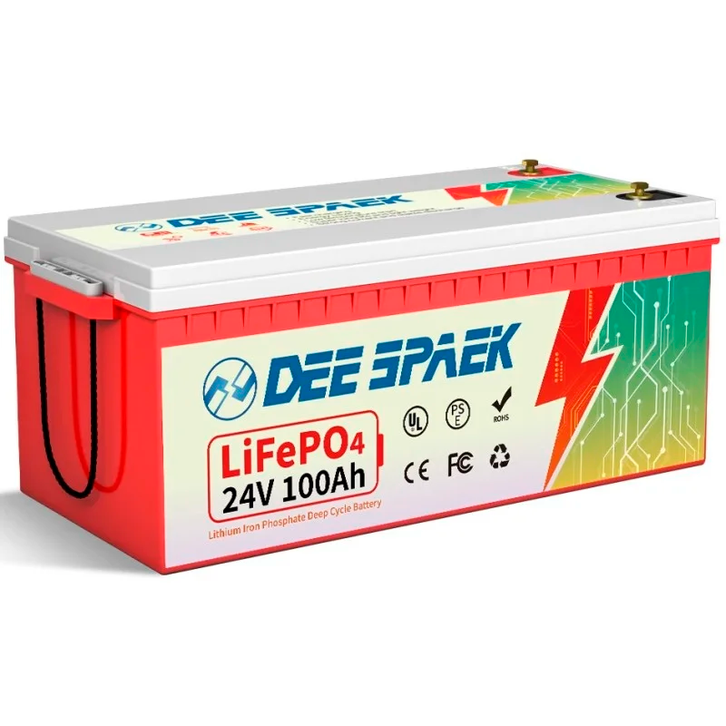Аккумулятор Deespaek LiFePO4 железофосфатный 24V 100A (2447143842)