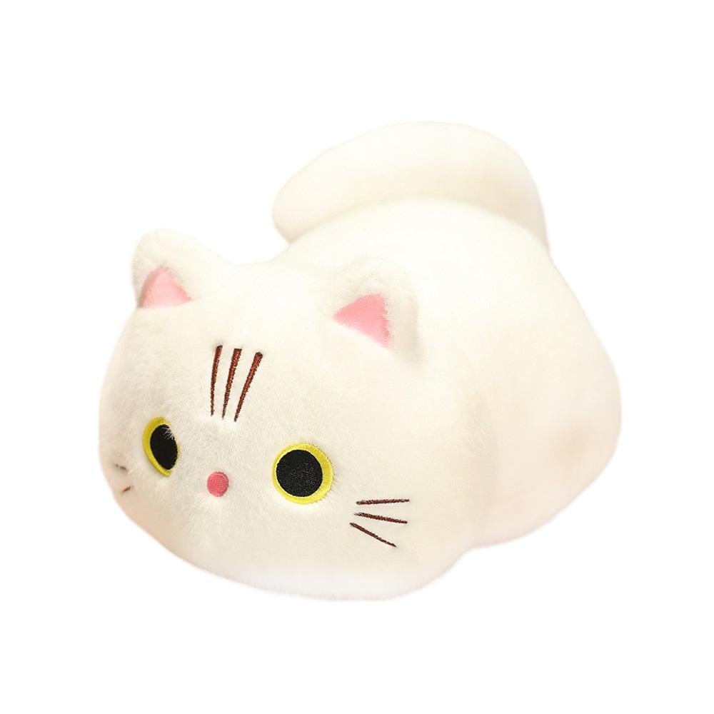 Іграшка м'яка пухнаста Котик 22 см Білий (NS0003_4)
