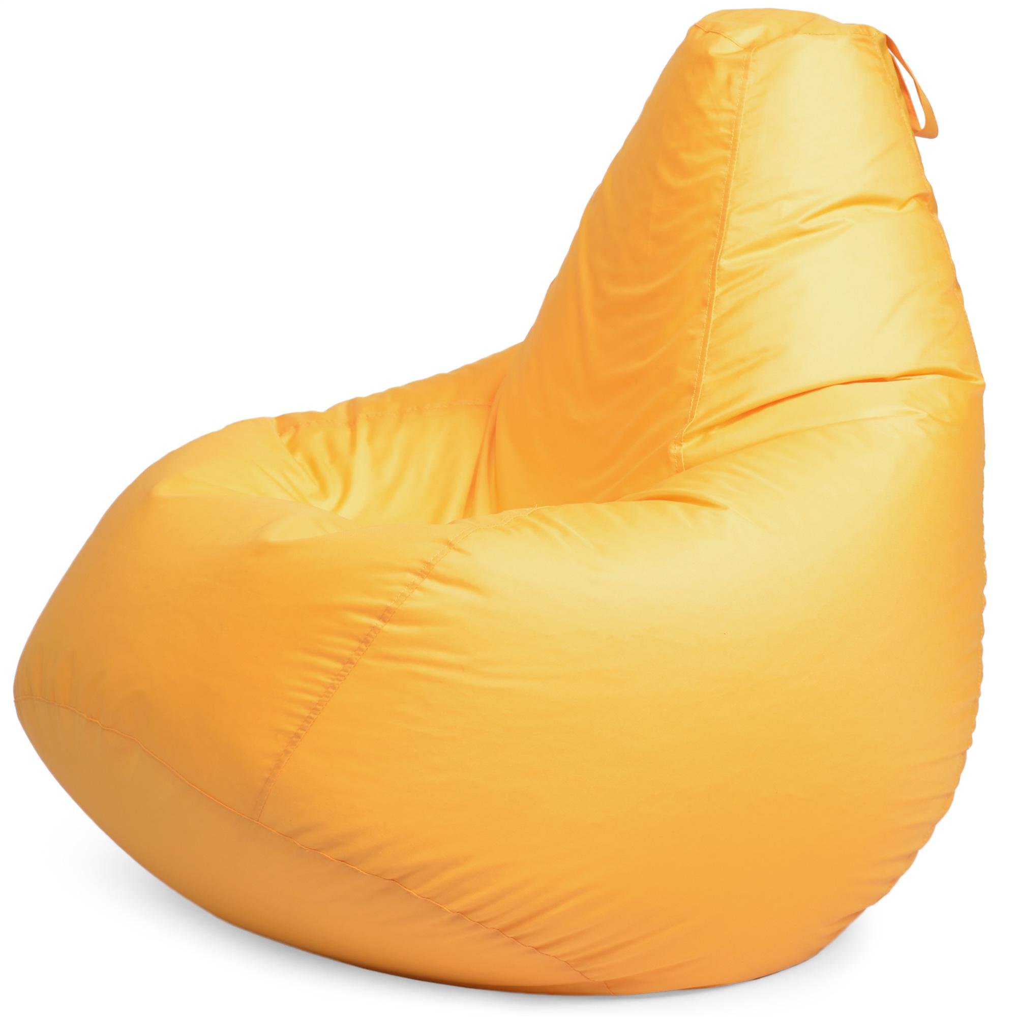 Кресло-мешок iQmebel Груша стандарт+ оксфорд Желтый - фото 1