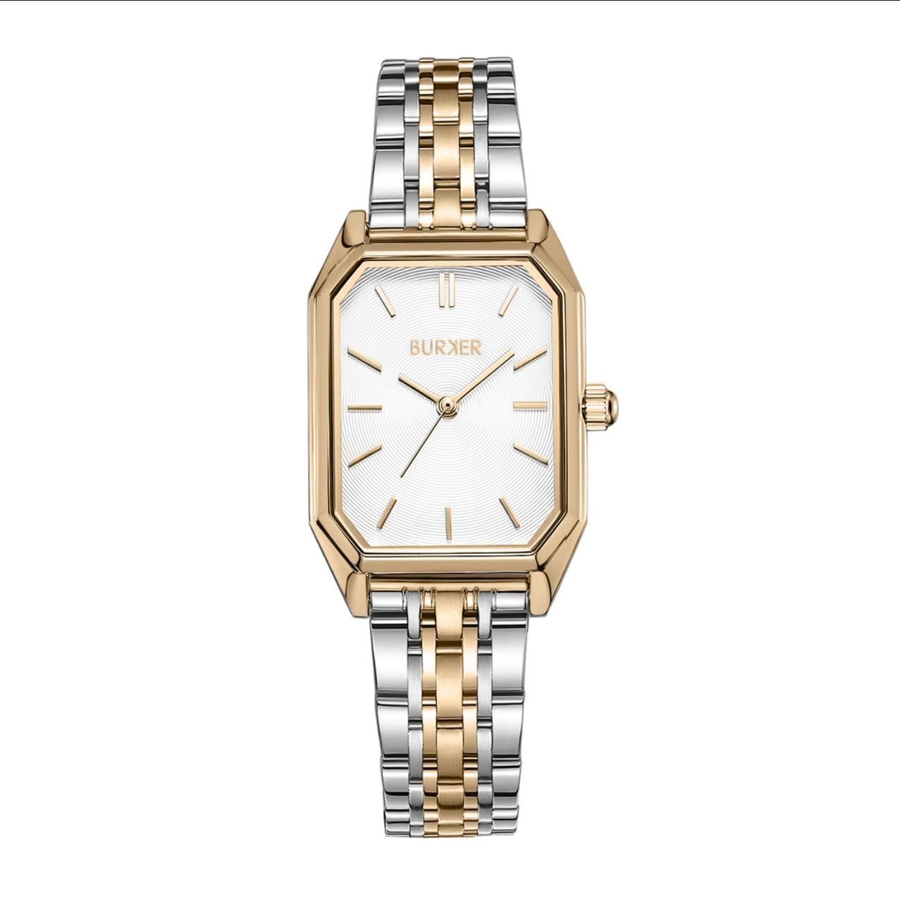 Наручные часы женские Burker Isabell Gold/Silver/White (38427271)