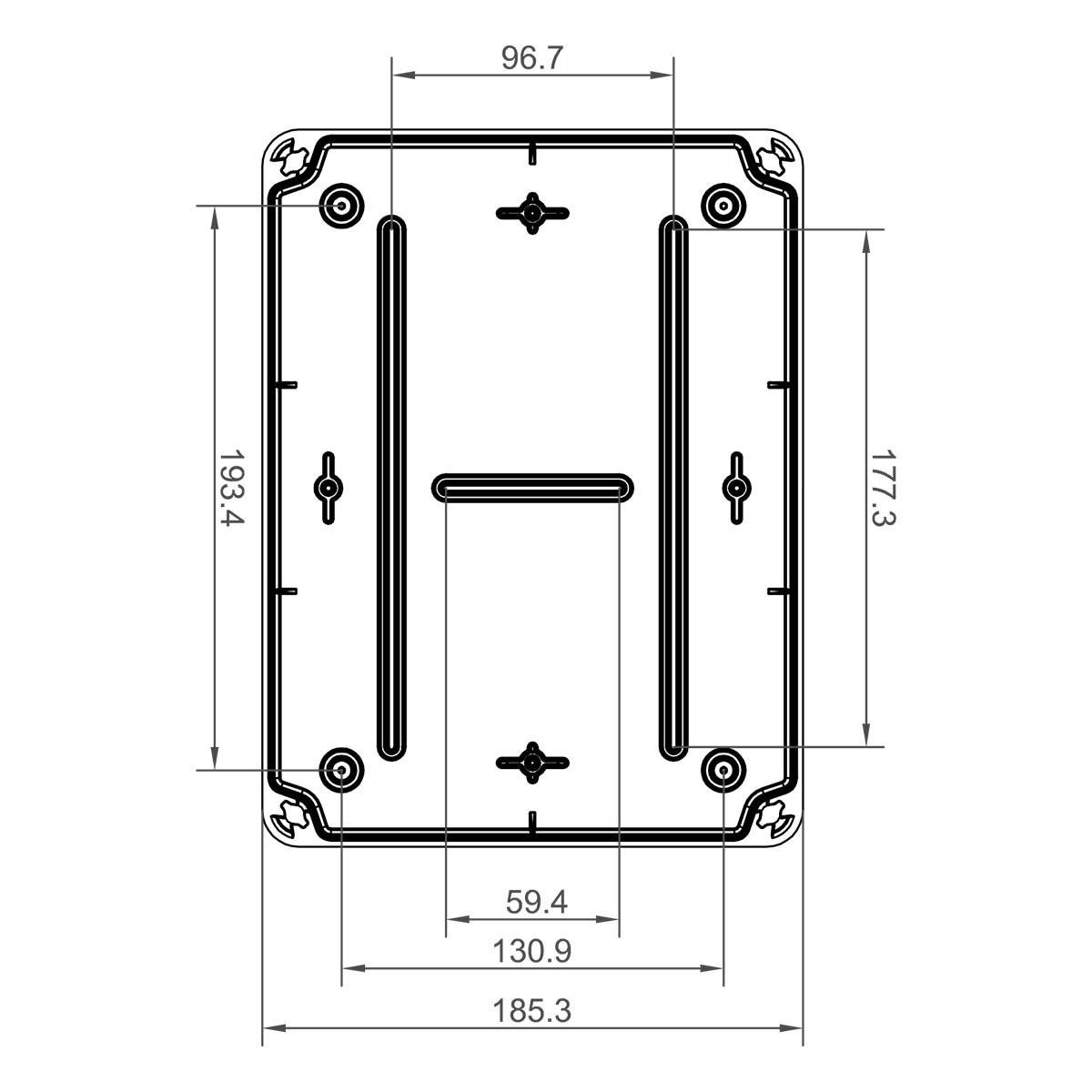 Коробка клемна IDE IP65-IP67 185x246x100 мм (EL231) - фото 13