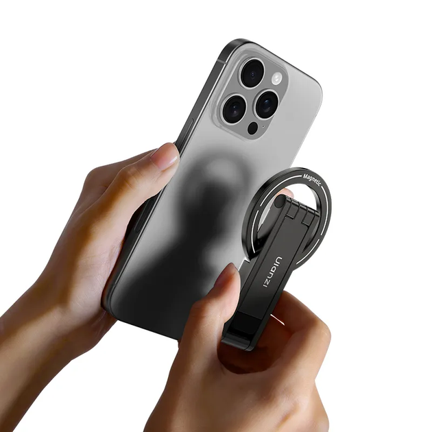 Тримач телефона Ulanzi MA60 Foldable Magnetic Phone Tripod Black (KST-S025) - фото 4