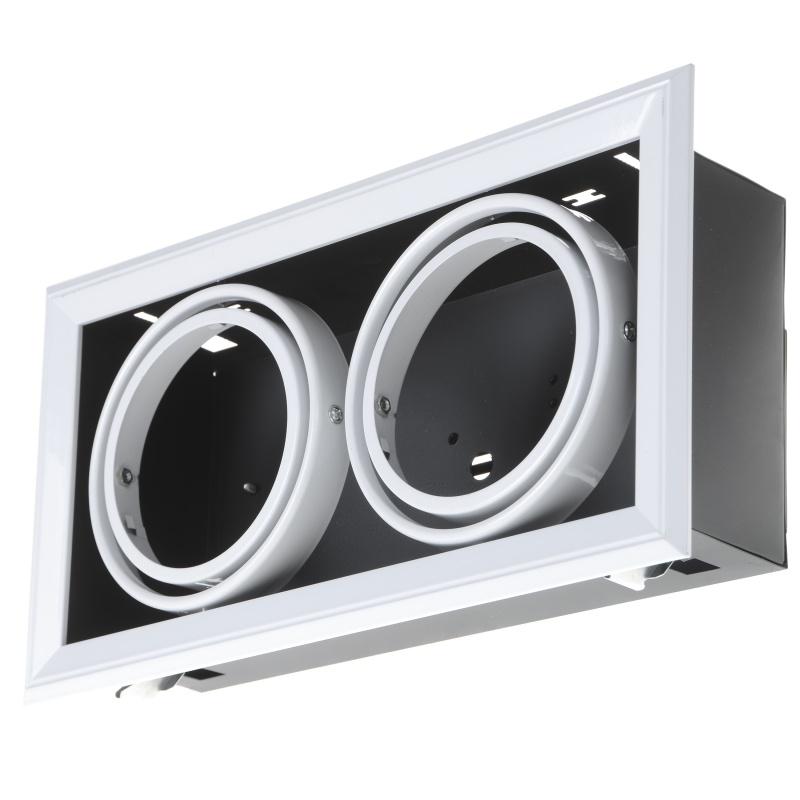 Светильник карданный Brille ML-08-02F White G53