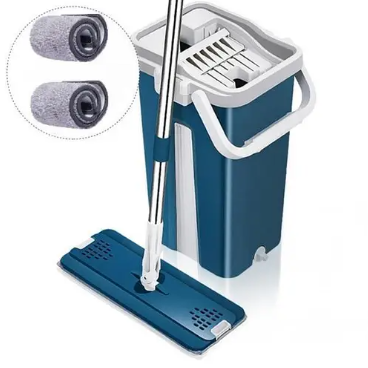 Комплект швабра с ведром и автоматическим отжимом 8 л - фото 3