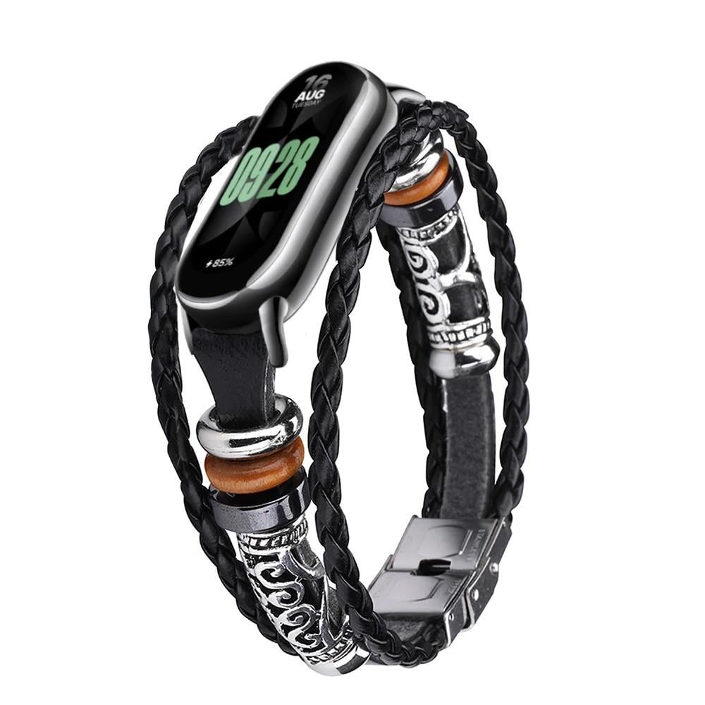 Ремешок винтажный для фитнес-браслета Xiaomi Mi Band 8/9 Type A Black (2139279849) Ремешок винтажный для фитнес-браслета Xiaomi Mi Band 8/9 Type A Black (2139279849)