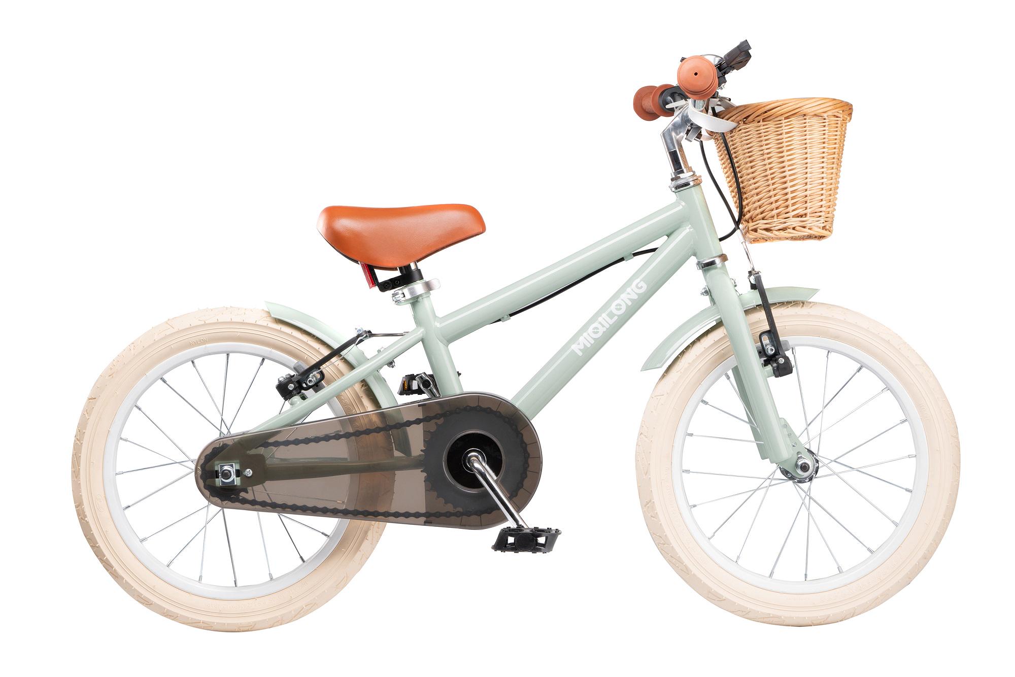 Детский велосипед Miqilong RM 16" с корзиной из натурального ротанга Оливковый (ATW-RM16-OLIVE) - фото 4 Детский велосипед Miqilong RM 16" с корзиной из натурального ротанга Оливковый (ATW-RM16-OLIVE) - фото 4