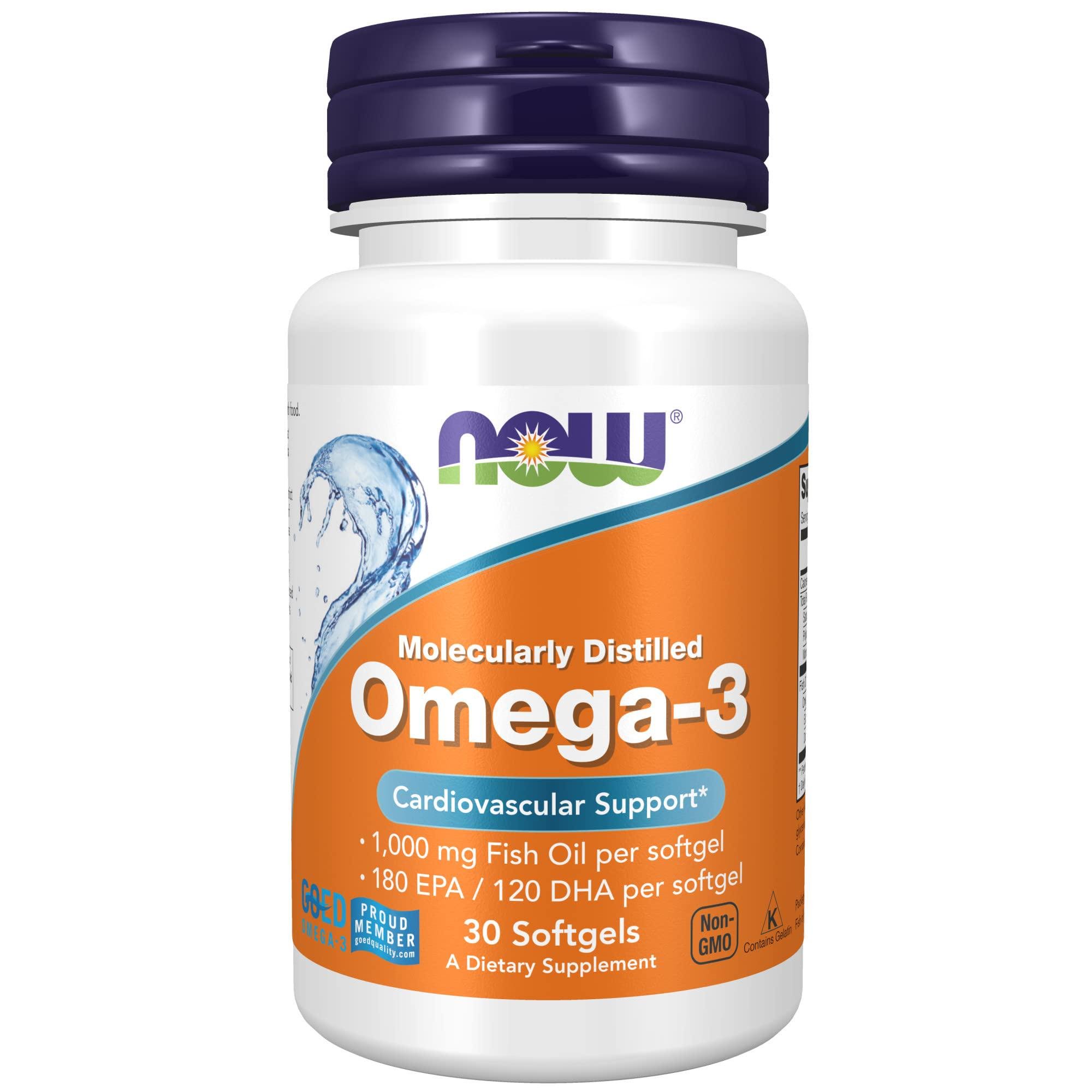 Рыбий жир Now Foods Omega-3 30 капсул (974)