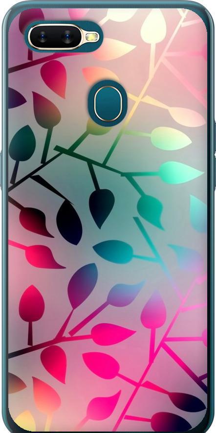 Чехол на Oppo A5S Листья (2235t-1892-42517)