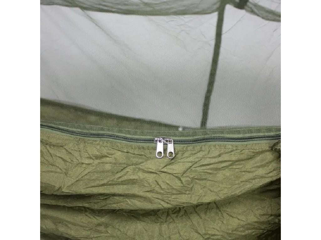 Гамак туристический подвесной с москитной сеткой Оливковый (26356740) - фото 5 Гамак туристический подвесной с москитной сеткой Оливковый (26356740) - фото 5