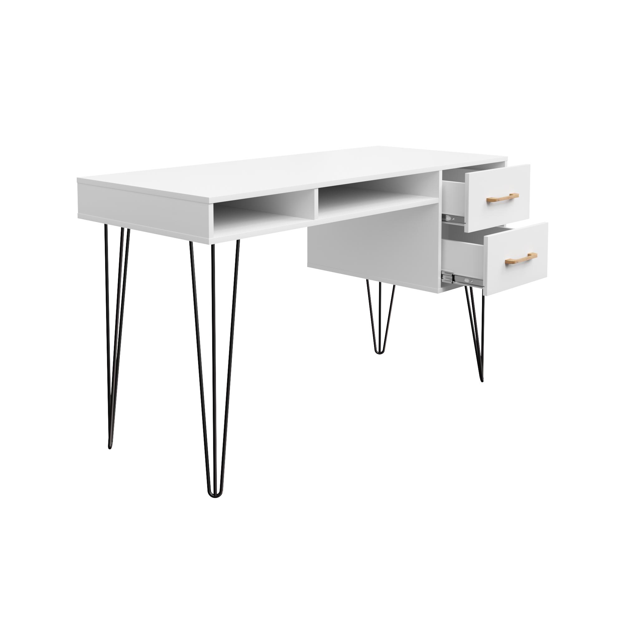 Стіл письмовий Loft-2 1400х598х750 мм Білий (Арт.212) - фото 2 Стіл письмовий Loft-2 1400х598х750 мм Білий (Арт.212) - фото 2