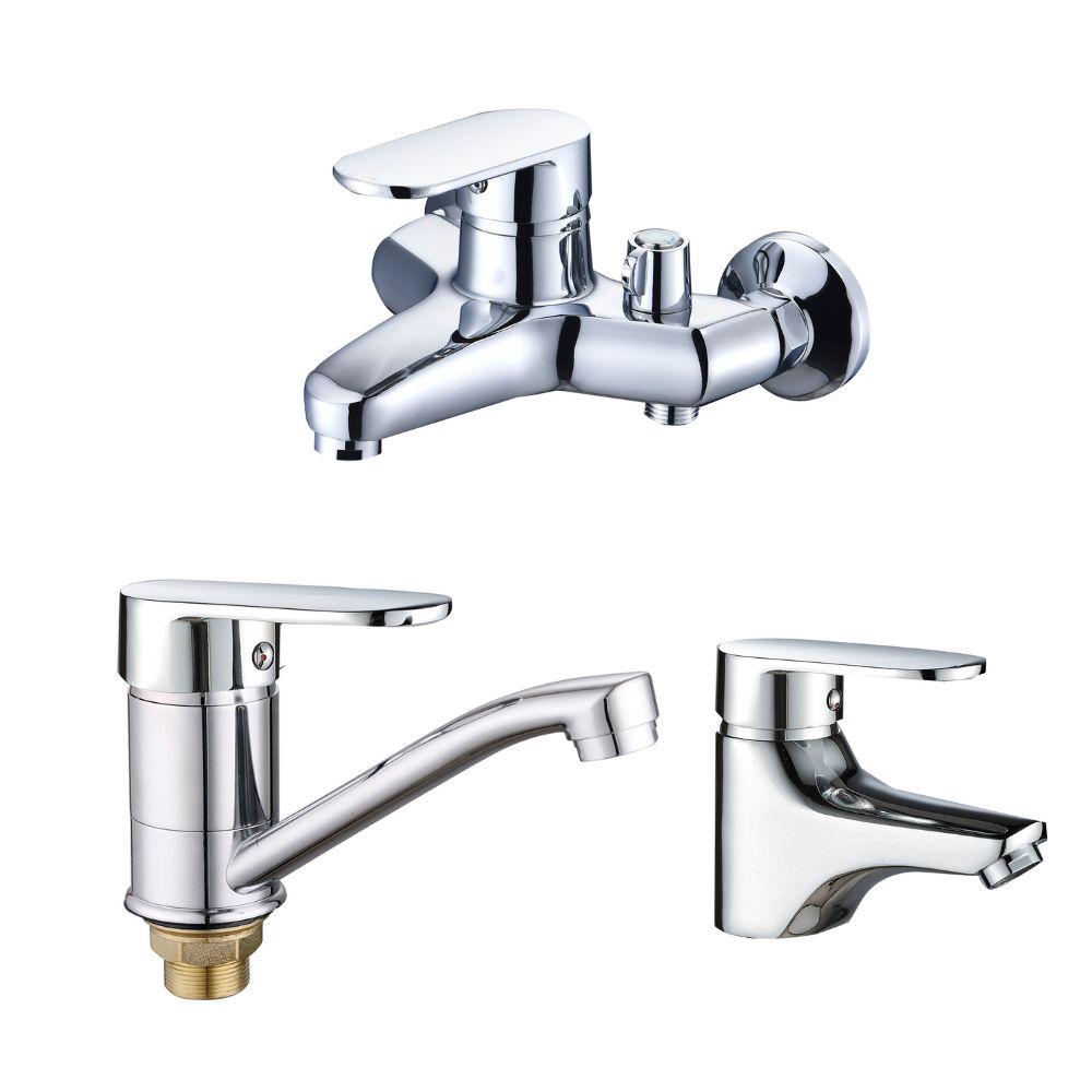 Набір змішувачів Lidz Tani Хром (001F1+006+003M)