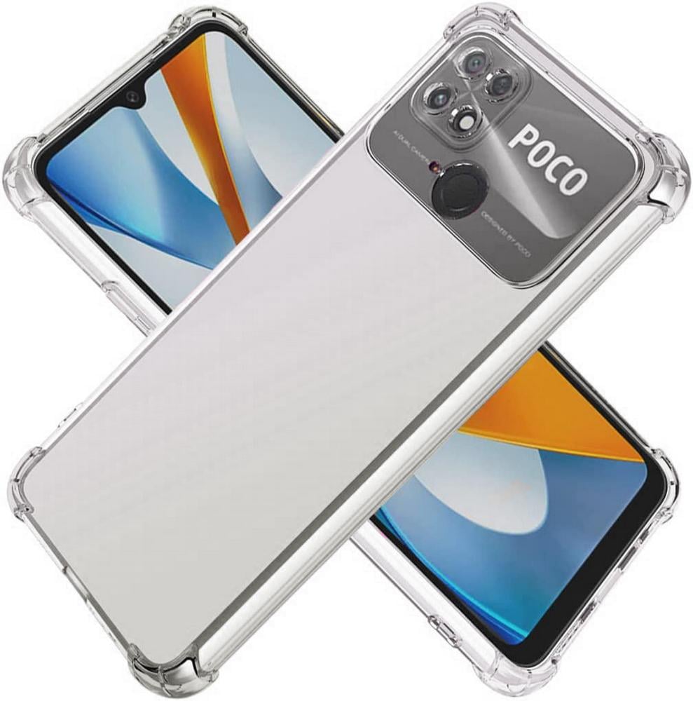 Прозрачный чехол UltraAir MultiCam Xiaomi Poco C40 (усиленный углами) (30266)