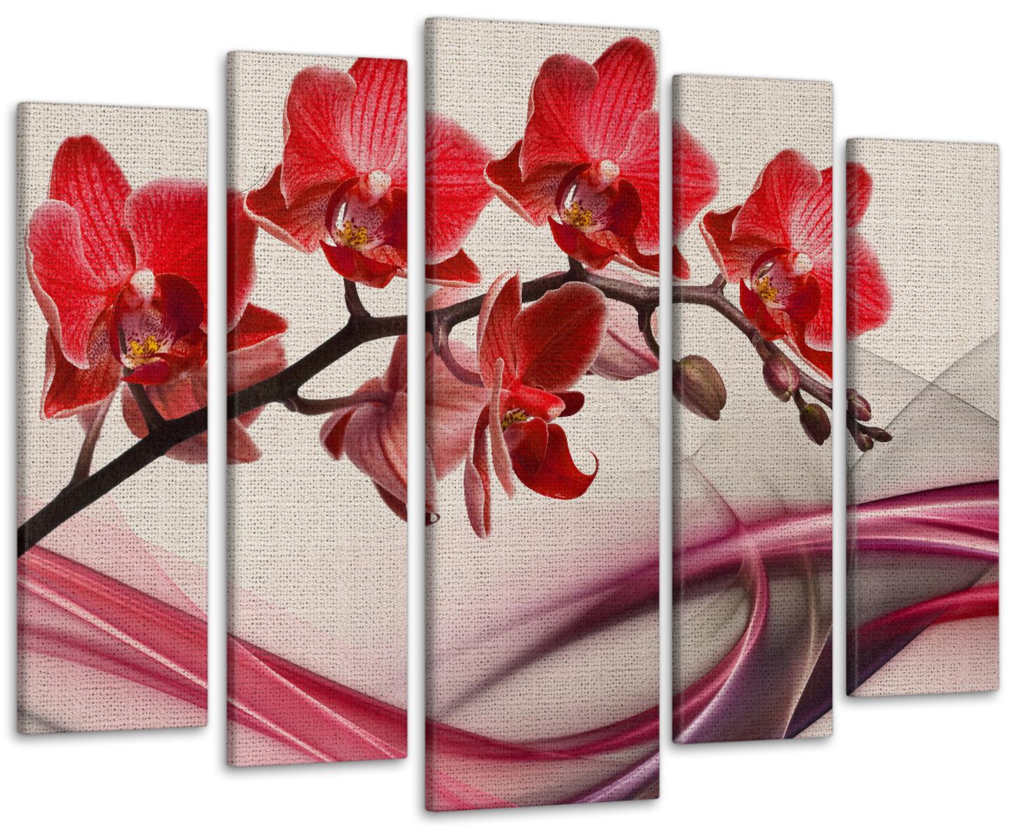 Картина модульна Орхідея 110х160 см (Art-419_5)