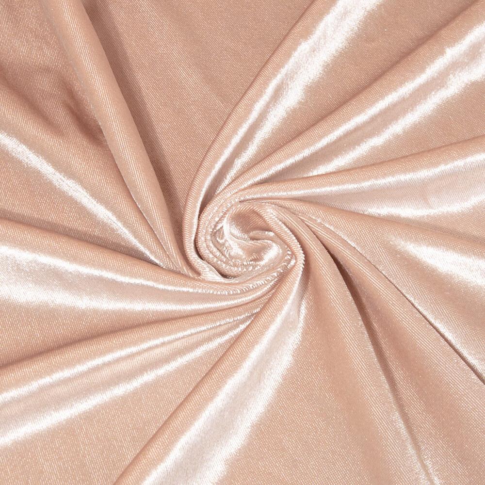 Ткань портьерная однотонная Бархат Roma V-10596 Розовый (18978)