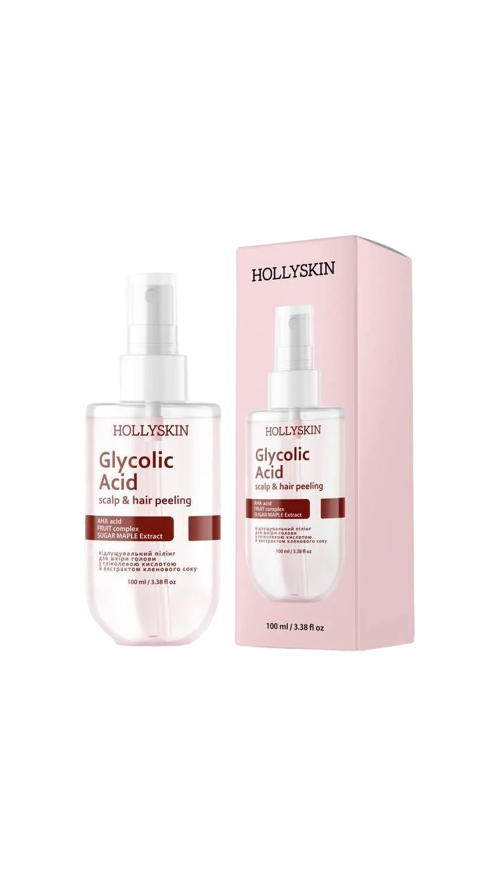 Пилинг для кожи головы HOLLYSKIN Glycolic Acid кислотный 100 мл (2171313282)