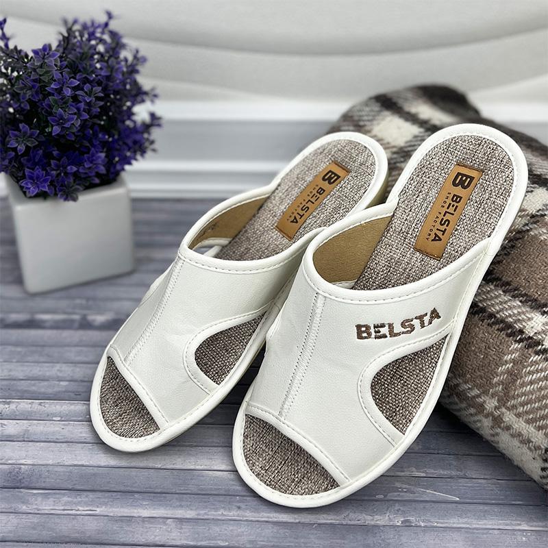 Тапочки медичні жіночі Е-00837 екошкіра 24,5-25 см p. 39 Білий (20809060) - фото 2 Тапочки медичні жіночі Е-00837 екошкіра 24,5-25 см p. 39 Білий (20809060) - фото 2