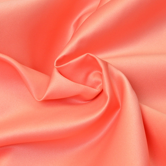 Ткань костюмная IDEIA Тафта матовая 1,55 м Коралл (2200004071985)