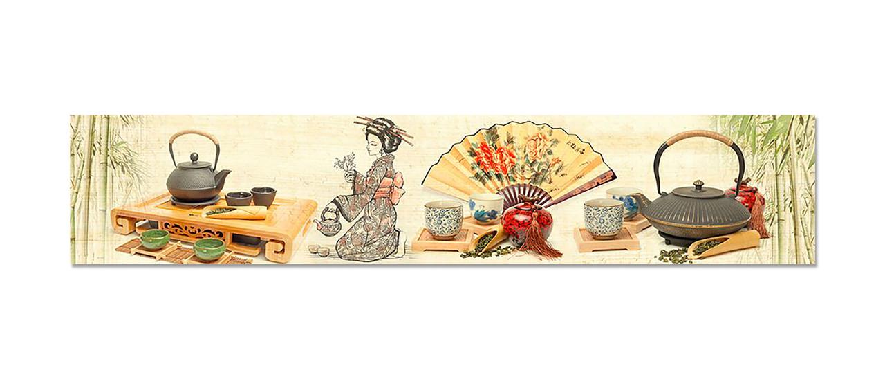 Наклейка виниловая на кухню Zatarga Восточная культура 600х3000 мм Разноцветный (1231223377)