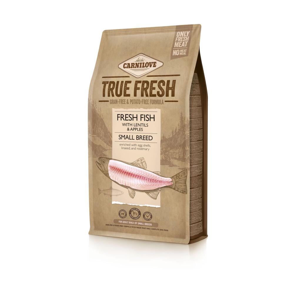 Корм сухий Carnilove True Fresh Fish Adult Small Breed для собак малих порід риба 4 кг (8595602558421)