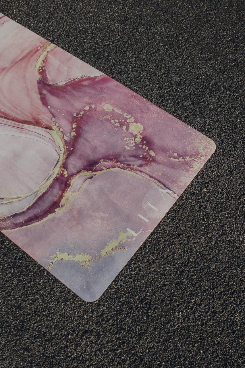 Коврик для йоги и фитнеса Lita Pink Flow микрофибра/каучук 183х68х0,3 см (20715675) - фото 5 Коврик для йоги и фитнеса Lita Pink Flow микрофибра/каучук 183х68х0,3 см (20715675) - фото 5