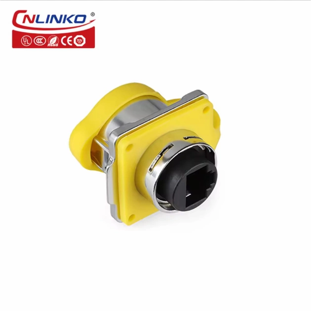 Герметичный разъем Cnlinko RJ-45 LP-24-J/RJ45/213/SX-43-401 панельная розетка (57031) - фото 2