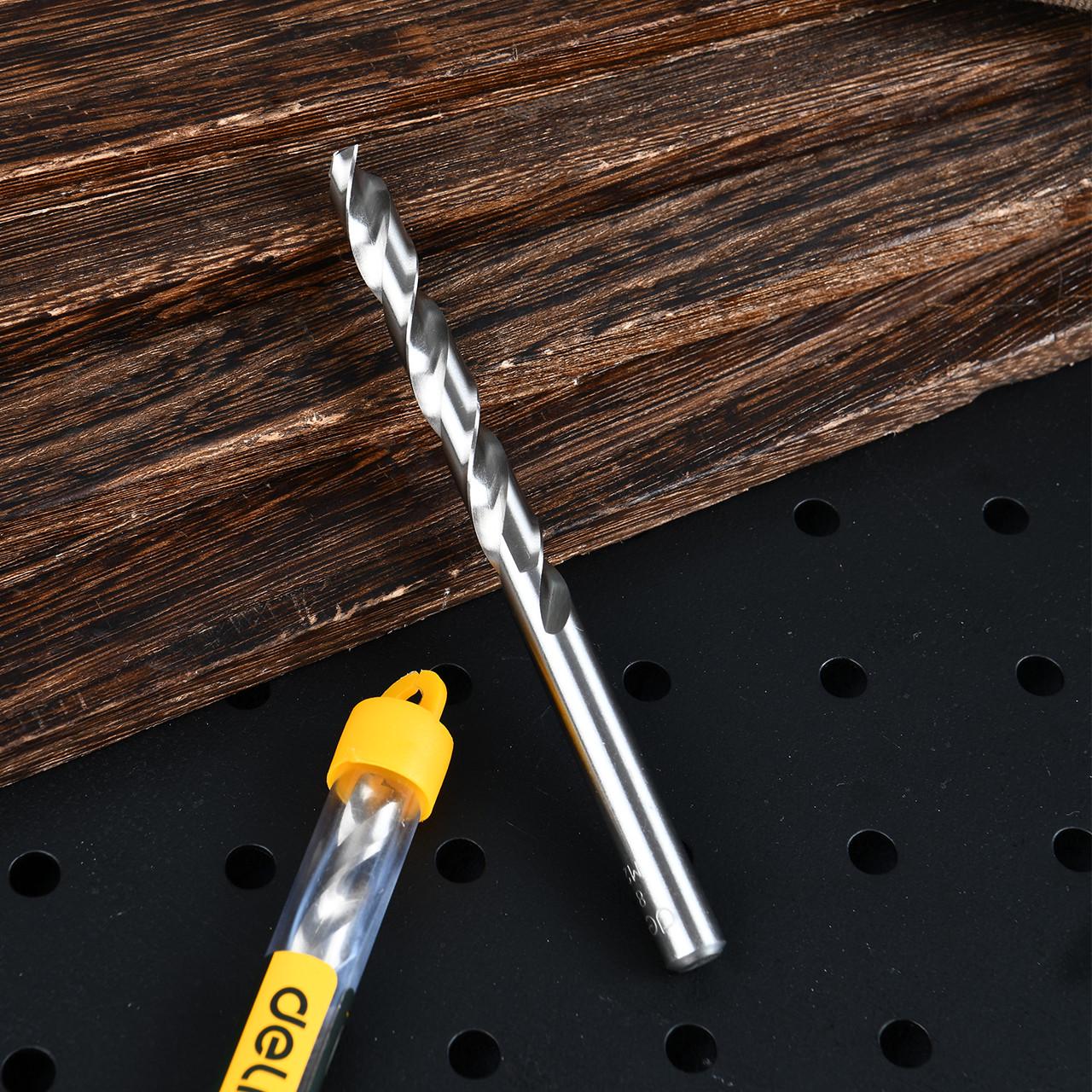 Свердло Deli Tools EDL16080G Hss D 8 мм (2591125181) - фото 3 Свердло Deli Tools EDL16080G Hss D 8 мм (2591125181) - фото 3