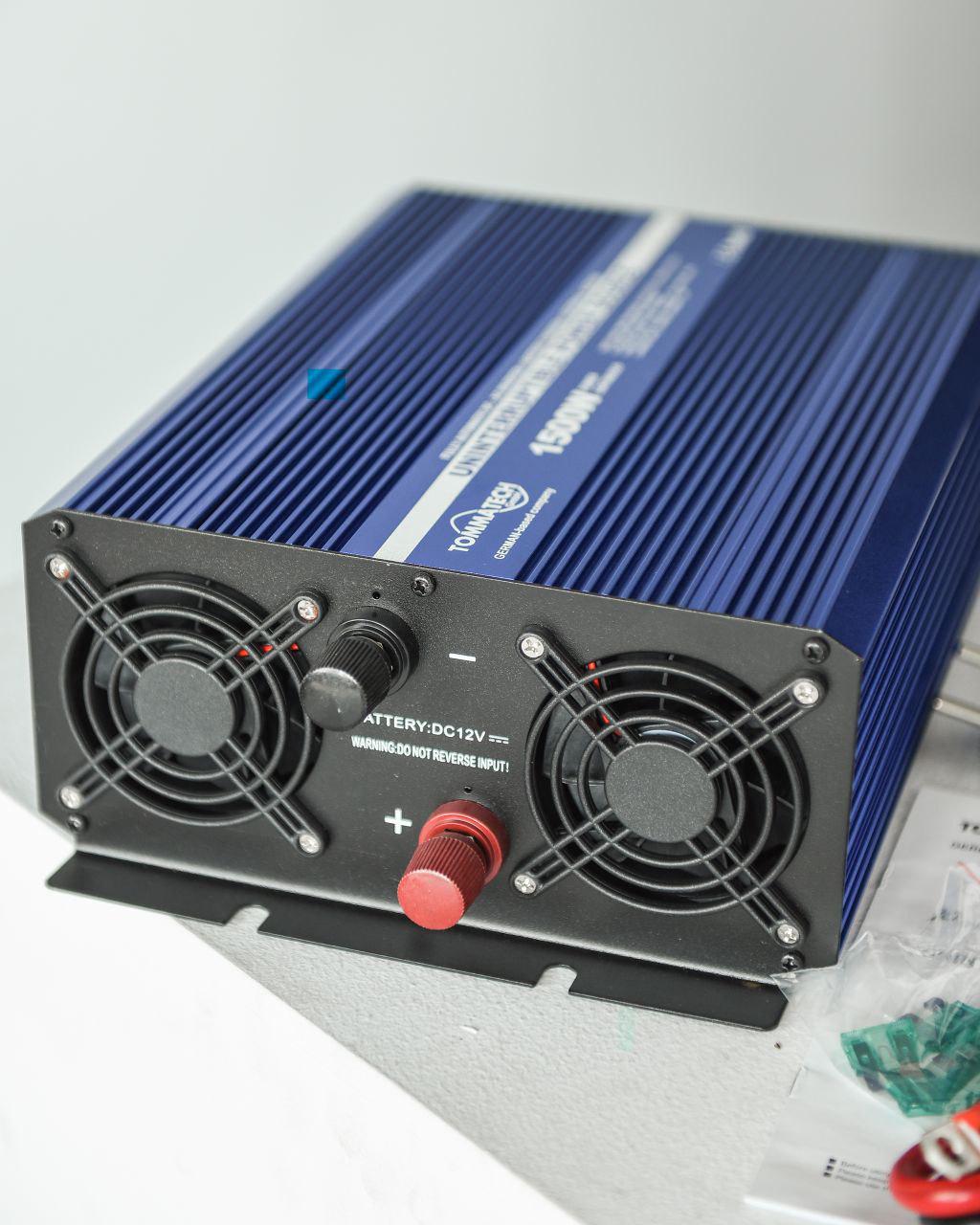 Інвертор із зарядним пристроєм TommaTech UPS-1500 C-1500W модифікована синусоїда - фото 3 Інвертор із зарядним пристроєм TommaTech UPS-1500 C-1500W модифікована синусоїда - фото 3