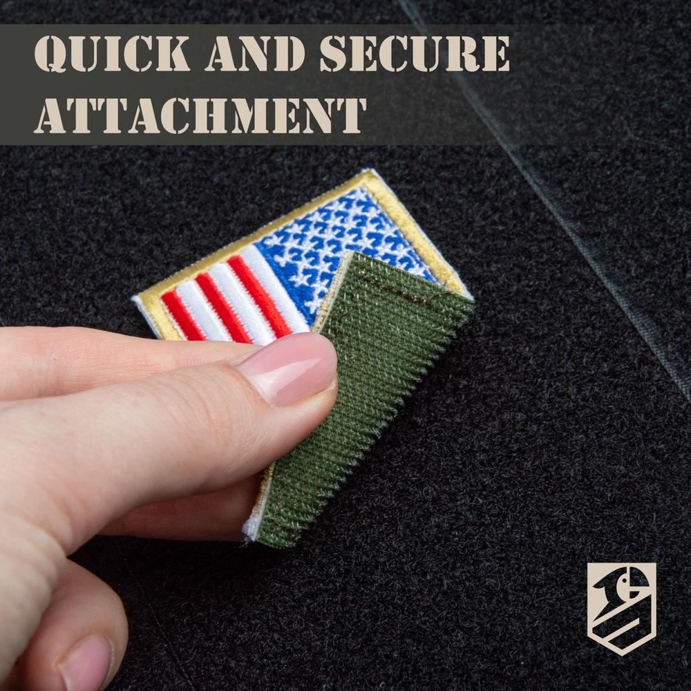 Панель-стенд для шевронов на липучке с 2 патчами 69х110 см (25755) - фото 3