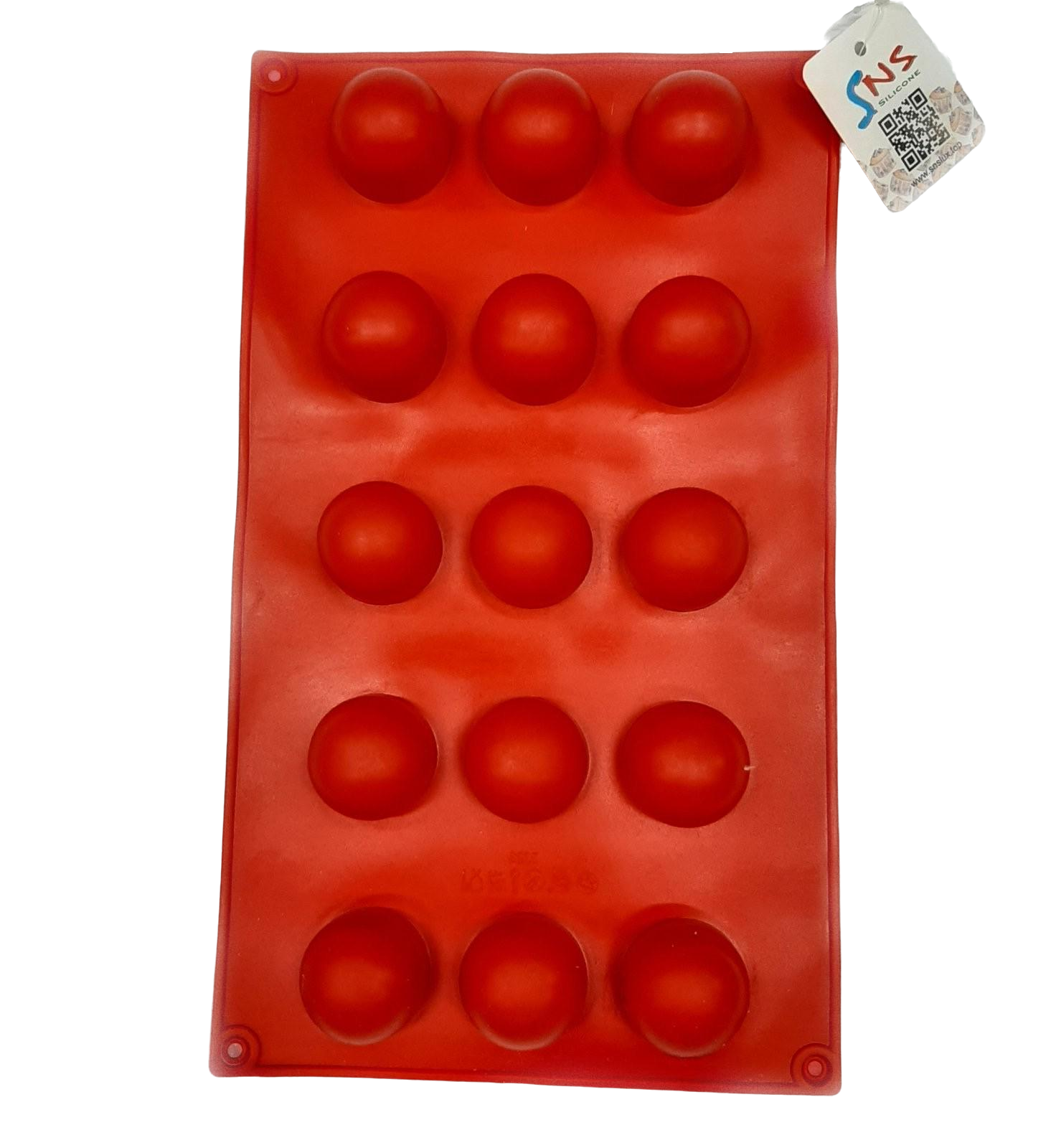 Форма силиконовая Трюфель 15 ячеек USC-2353 Красный (251ee53d)