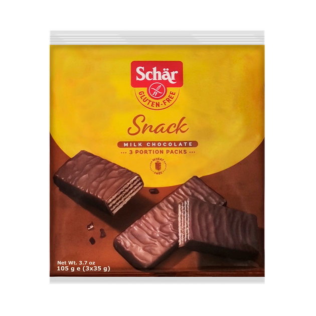 Вафли без глютена Dr. Schar Snack шоколадные с лесными орехами 105 г (11777068)