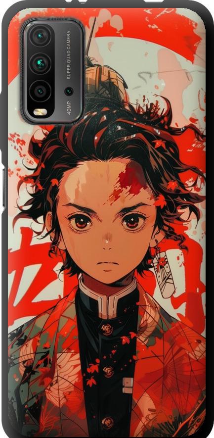 Чехол на Xiaomi Redmi 9T Тандзиро Камадо (6131b-2257-42517)