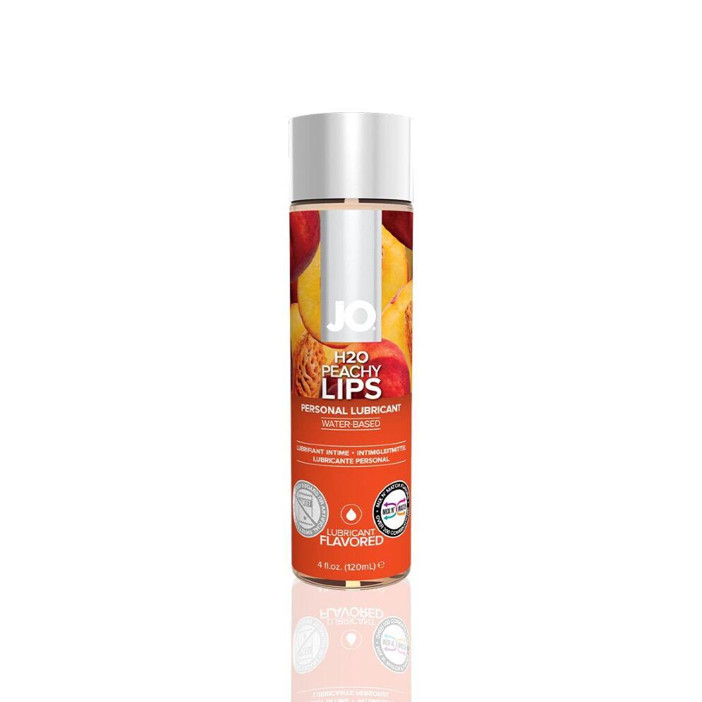 Змазка на водній основі JO H2O Peachy Lips без цукру рослинний гліцерин 120 мл (37990482)