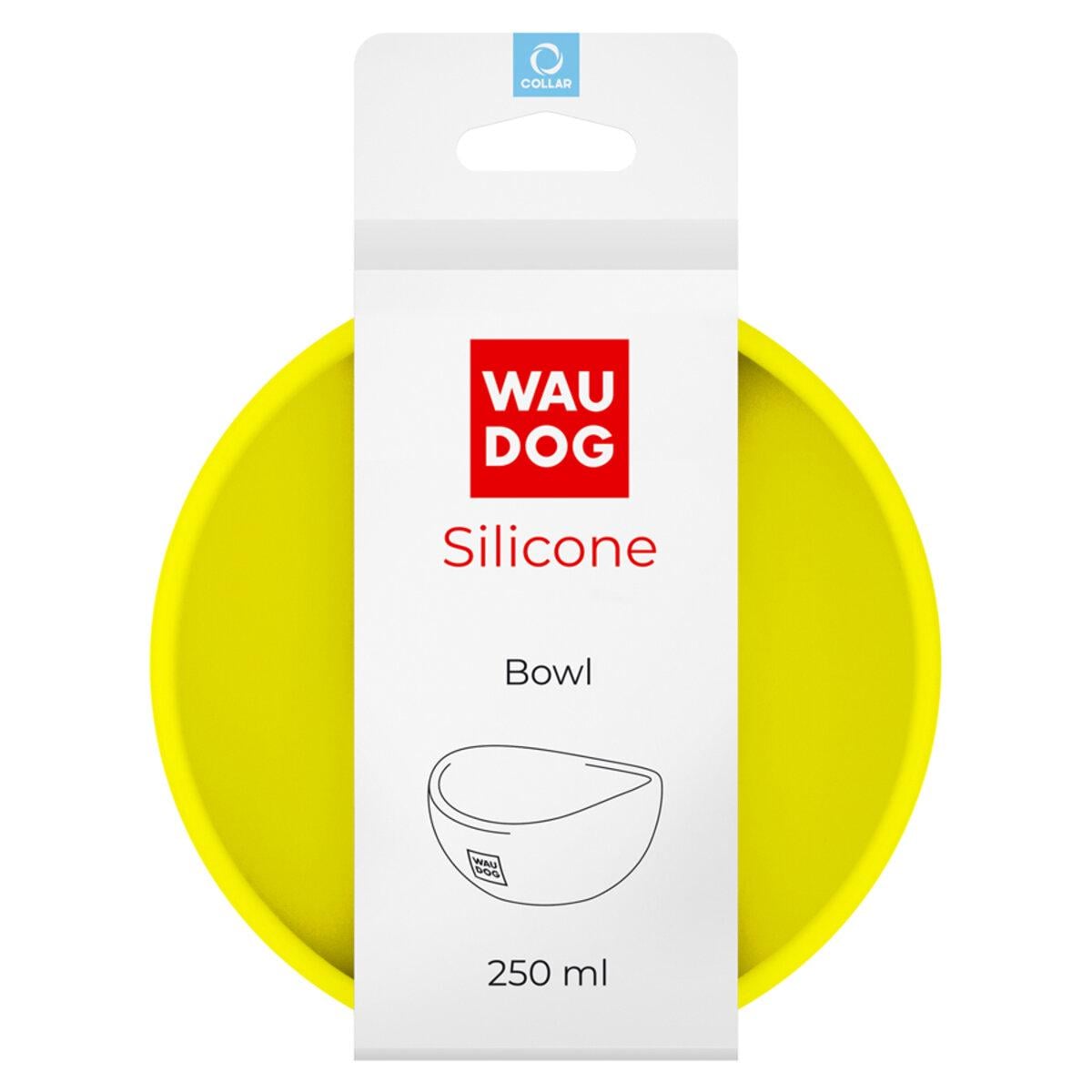 Миска WAUDOG Silicone 250 мл Желтый