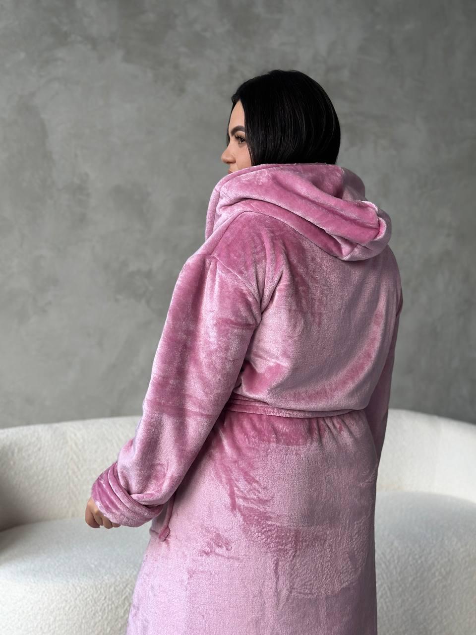 Халат жіночий махровий батал 4XL (3203/4) - фото 9 Халат жіночий махровий батал 4XL (3203/4) - фото 9