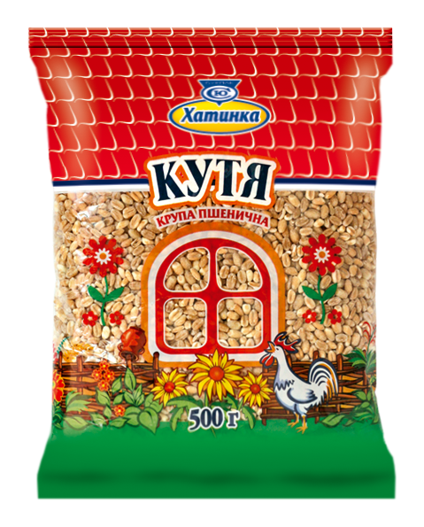 Крупа пшеничная Хатка Кутя 0,5 кг (4820174600570)