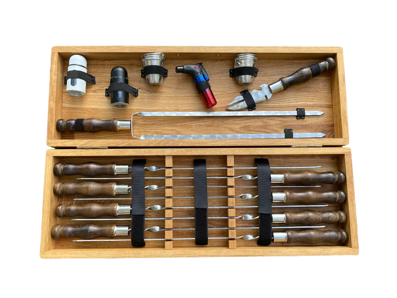 Набор шампуров в кейсе 20 пр. (1065)