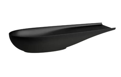 Умывальник Laufen Il Bagno Alessi 100x38 см Черный матовый (H8189747161121)