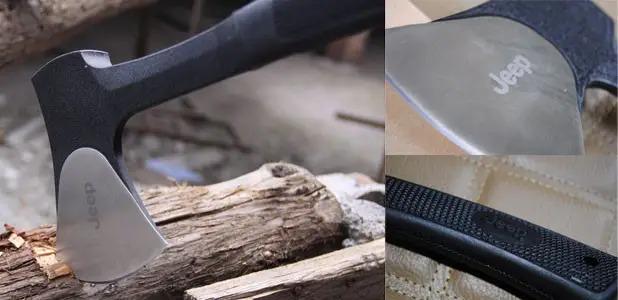 Сокира туристична JEEP для кемпінгу двома з чохлами - фото 3