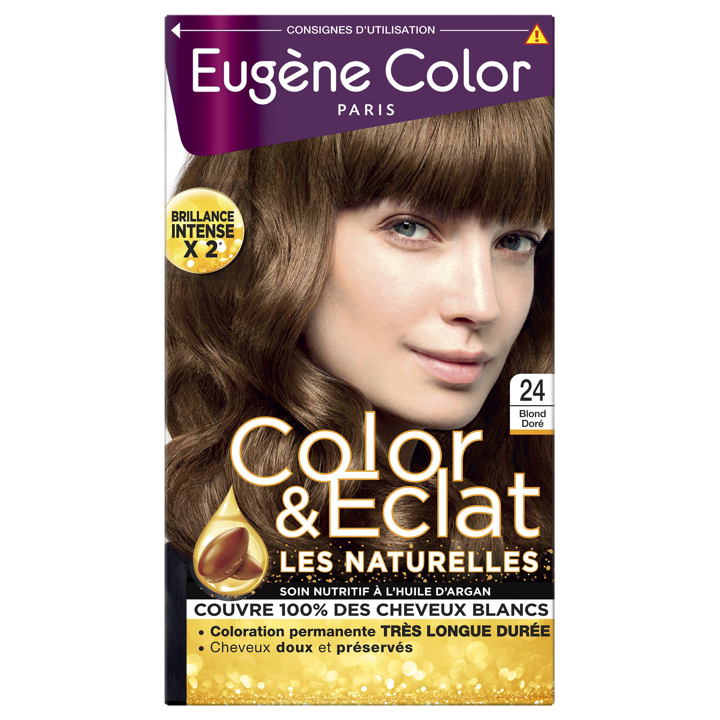 Фарба без аміаку Eugene Color Paris Color&Eclat стійка 115 мл 24 Блондин золотистий