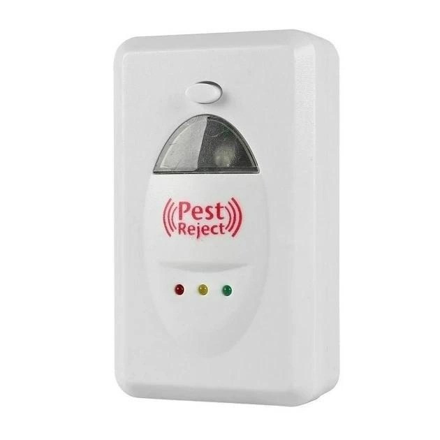 Відлякувач ультразвуковий від гризунів і комах PEST REJECT MOD-0057/1670/0059 Білий (10043)