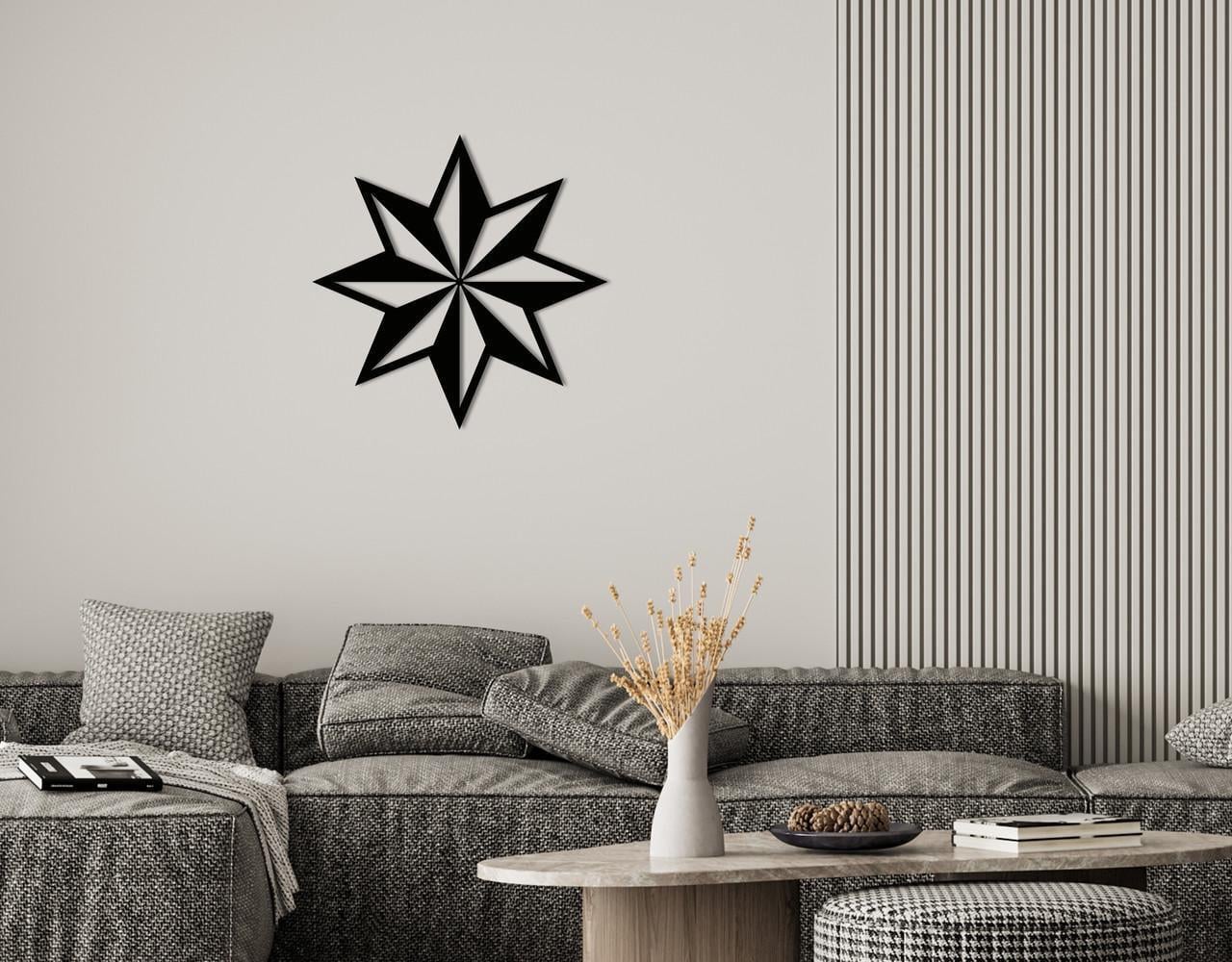 Декоративное панно на стену Upwood Decor Wind 70х70 см Black (1524883779)